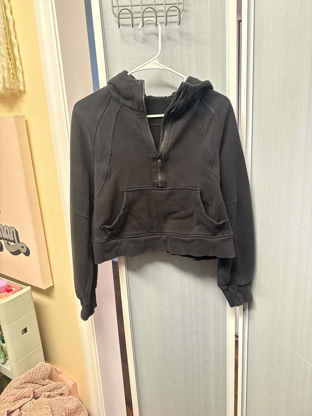 Lululemon Scuba Oversized Half-Zip Hoodie Black XS/S